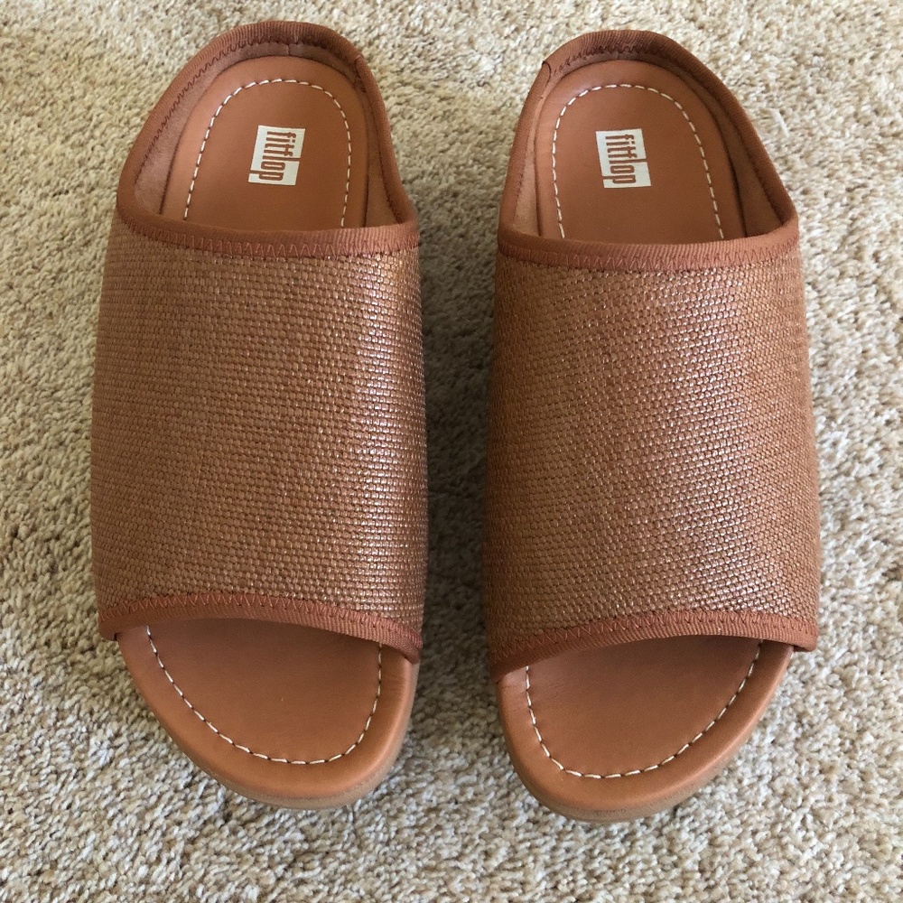 Fitflop Imogen Woven slides size US8